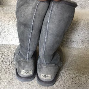 Grey Ugg Tall Boots